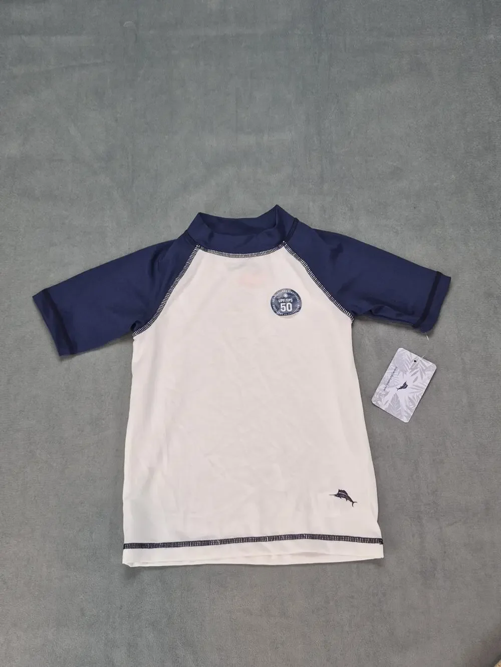 Boy's Tommy Bahama Short Sleeve Rash Guard Shirt Size XS Boy's Swimwear